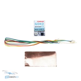 Moduł GPS FLYWOO GM10 Nano V3 Compass z kompasem, widok 3/4, cena w HTDRONE