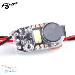 Close-up view of FLYWOO Finder V1.0 GPS module - details at HTDRONE