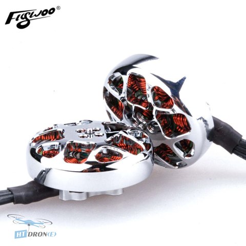 Silnik FLYWOO Nin V2 2303.5 3000KV pod kątem, idealny do budowy drona FPV, kup teraz w HTDRONE.