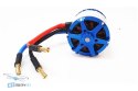 Rear view of SunnySky V3 X3525 650KV motor with connectors - detail