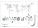 SunnySky V3 X3525 650KV motor packaging - kit contents
