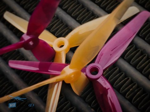 Konstrukcja łopatek śmigieł HQProp Ethix P3 5.1" PB&J – zobacz detale w sklepie HTDRONE