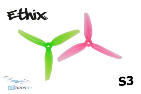 HQProp Ethix S3 5 cali Watermelon śmigła FPV widok z boku w sklepie HTDRONE