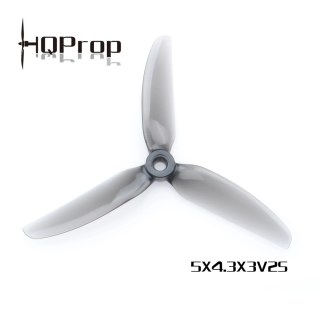 Propellers HQProp Freestyle 3-Blade 5'' Grey (2CCW+2CW)