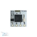 FLYWOO TCXO ELRS 2.4G (EL24E) receiver close-up, showing construction details