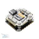 FLYWOO GOKU F722 Pro Mini V2 45A AM32 FPV stack connectors and details 3/4 view buy now