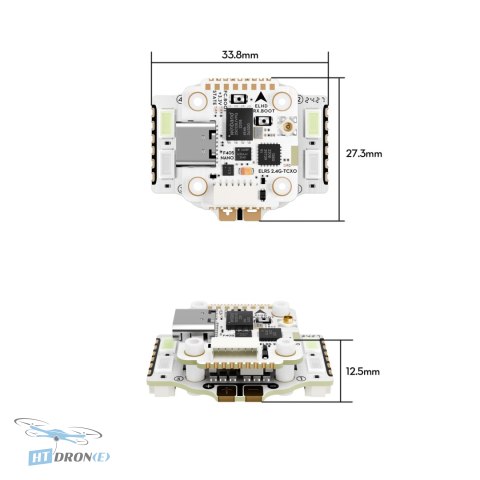 FLYWOO Goku GN405 Nano HD 20A V3 ELRS stack rear panel with connectors buy now