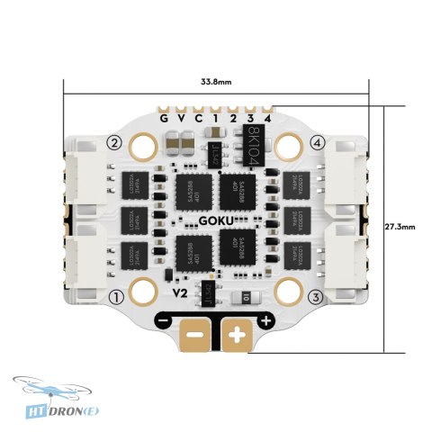 FLYWOO Goku GN405 Nano HD 20A V3 ELRS stack accessories and mounting hardware