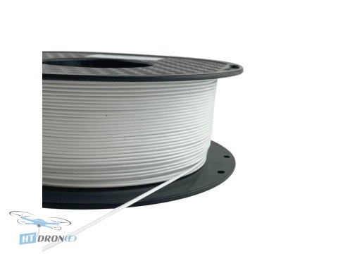 Weistek PETG White 1.75mm 1Kg 95A filament packaging, scale reference
