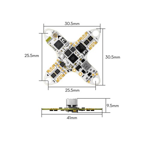 AIO FC FLYWOO GOKU F405 HD 1S 5A TCXO ELRS