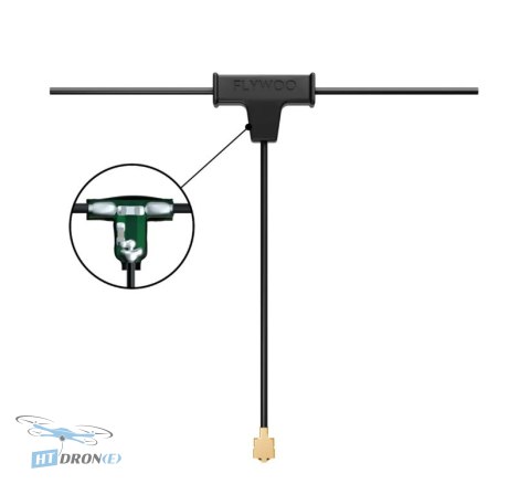 Антена FLYWOO ELRS 2.4GHz Minimortal PCB UFL 40mm основний вигляд купити в HTDRONE