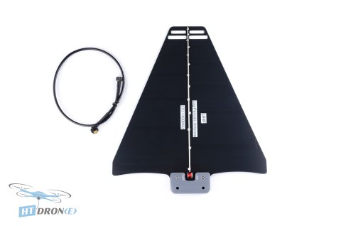 Rear of Maple Wireless Log-Periodic Antenna SMA MALE SMA MALE connector shop HTDRONE