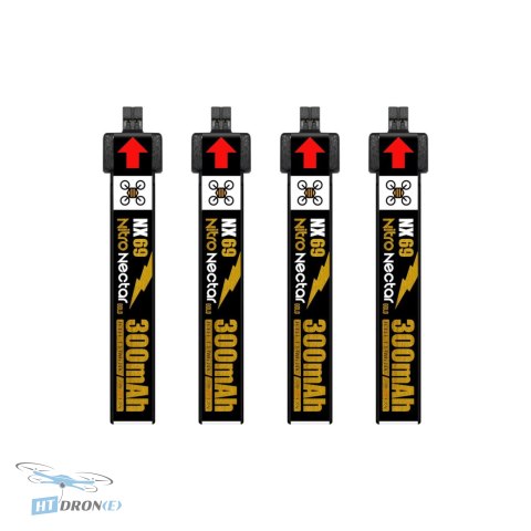 Bateria NewBeeDrone Nitro Nectar NX69 300mAh 1S LiPo - główny widok produktu HTDRONE
