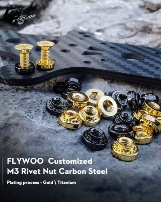 Clinch Nuts FLYWOO M3 Titanium (20 pcs)