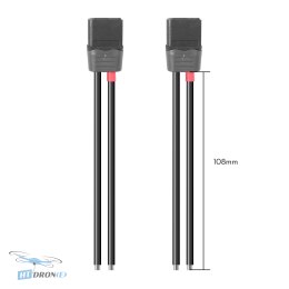 FLYWOO Black XT60H 14AWG Male Pigtail 2 szt. - kup najlepszy kabel w sklepie HTDRONE