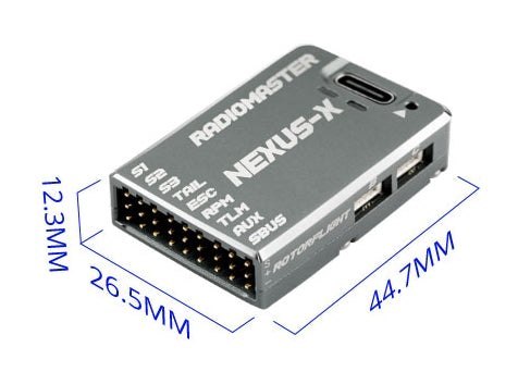 FC RadioMaster Nexus-X Helicopter Blue