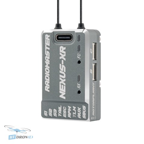 RadioMaster Nexus-XR Helicopter grey FPV flight controller size comparison accessories