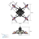 FLYWOO Firefly18 1S Nano Baby V3 HD Zero ELRS dron FPV widok z góry płytka drukowana HTDRONE