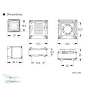 CaddxFPV HD640 FPV thermal camera detailed side view shop HTDRONE