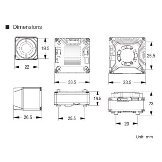 FPV Thermal Camera CaddxFPV HD640