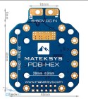 MATEKSYS PDB-HEX FPV плата розподілу живлення вид збоку купити зараз HTDRONE