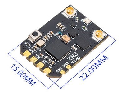 Receiver RadioMaster XR3 Nano Multi-Frequency 2.4GHz Diversity