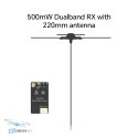 Odbiornik IFlight ExpressLRS ELRS 500mW Dualband RX z anteną - najlepszy wybór w HTDRONE