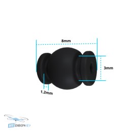 FLYWOO kulki antywibracyjne do Air Unit O3 O4 O4PRO widok 3/4 najlepsza cena
