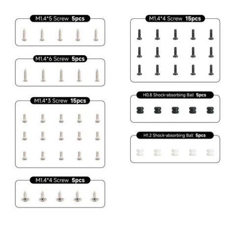 Screws Pack BetaFPV For Whoop Drone Meteor75 Pro