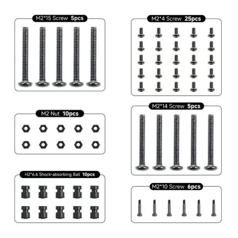 Screws Pack BetaFPV For Whoop Drone Pavo20/Pavo20 Pro