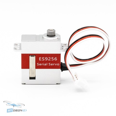 Zbliżenie na aluminiowe koła zębate serwa Emax ES9256HV RC