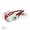 Detal obudowy serwa Emax ES9256HV RC z aluminiowymi zębatkami