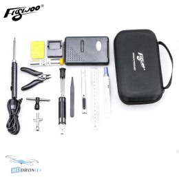FLYWOO Soldering Quad Tool Kit widok 3/4 zestawu lutowniczego z multimetrem i akcesoriami najlepsza cena