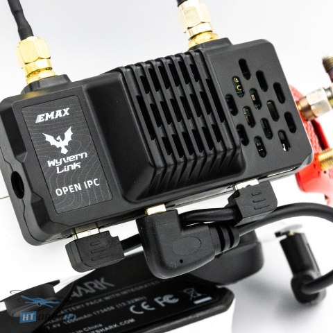 Emax VRX EMAX OpenIPC Wyvern Link porównanie rozmiaru z akcesoriami kupić w HTDRONE
