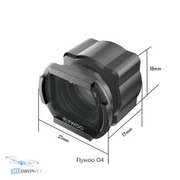 FLYWOO Wide-Angle Lens O4 Cam Shell widok z boku najlepsza cena w sklepie HTDRONE