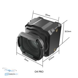 FLYWOO O4 Pro 20mm FPV об'єктив ширококутний вид 3/4 найкращий магазин HTDRONE