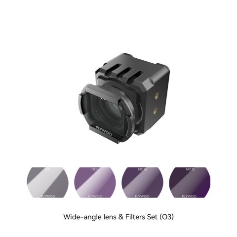Wide-Angle Lens & Filters Set FLYWOO O3