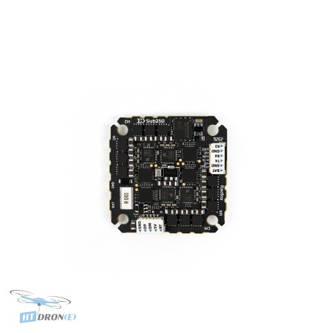 Sub250 Redfox F722 A3 45A AIO FC - three-quarter view, mounting detail