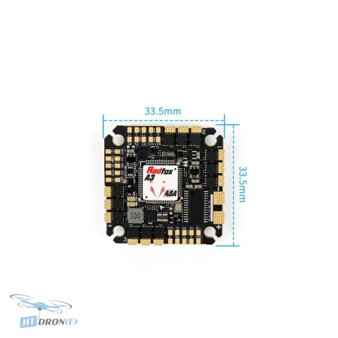 Sub250 Redfox F722 A3 45A AIO FC - accessories in packaging, close-up