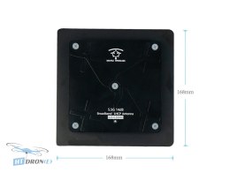 Maple Wireless 4.9-6G 14dB LHCP SMA-K antenna connector side view shop HTDRONE