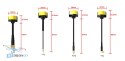 SpeedyBee Antenna SpeedyBee V2 5.8 GHz UFL widok z boku zestaw 2 sztuk najlepsza cena