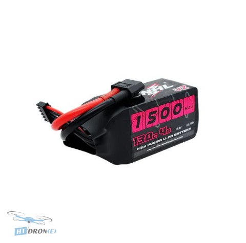 Szczegółowy widok baterii CNHL Black Series 1500mAh 4S 130C XT60 do drona
