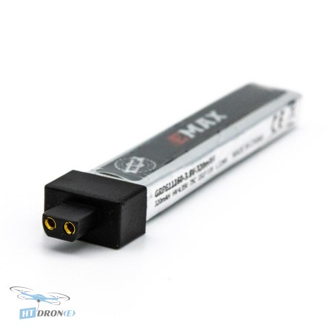 Emax Tinyhawk Nanoscout 1S 320mAh EM2.0 FPV battery - side view, best price at HTDRONE
