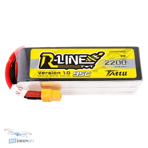 Tattu LiPo R-Line 5S1P 2200mAh 95C XT60 najlepsza bateria FPV do kupienia w HTDRONE