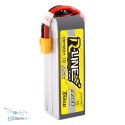 Górna część baterii Tattu R-Line 5S1P 2200mAh 95C XT60, wysokiej jakości ogniwa LiPo