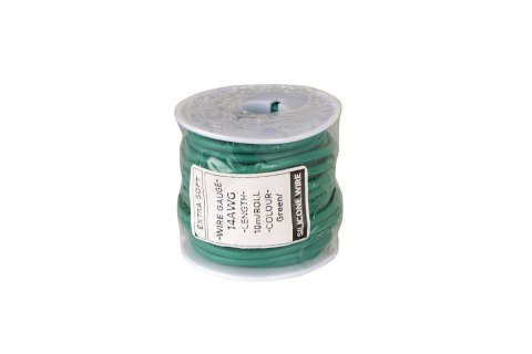 Cable HobbyDrone AWG14 10m/Roll Silicone Airplane Wires Leads Green