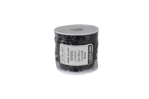 Cable HobbyDrone AWG18 20m/Roll Silicone Airplane Wires Leads Black