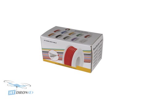HTDRONE AWG26 Cable Set 10m 5 Colors - Main product view at HTDRONE shop