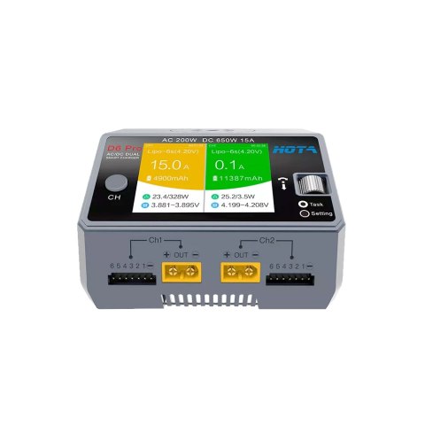 Charger HOTA D6 Pro 325W 15A 1-6S Dual AC/DC