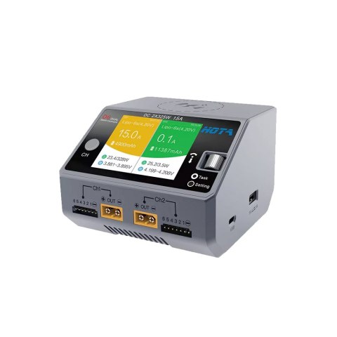 Charger HOTA D6 Pro 325W 15A 1-6S Dual AC/DC